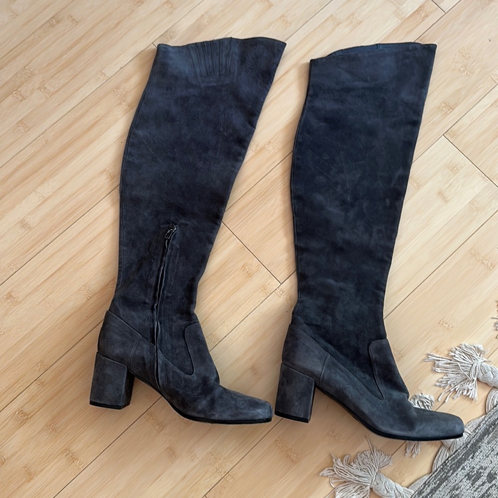 Vince Suede Over the Knee Boots